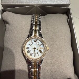 Disney Women's Silver and Gold Watch
